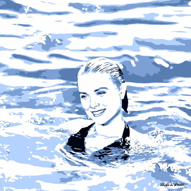 Grace in the water Blue signed